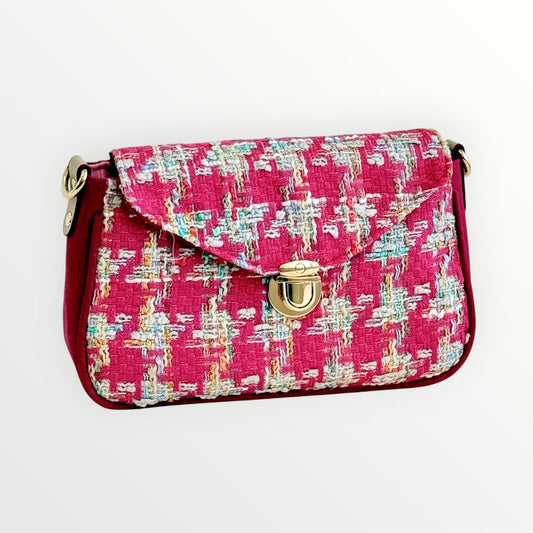 Passion Red Tweed Bag