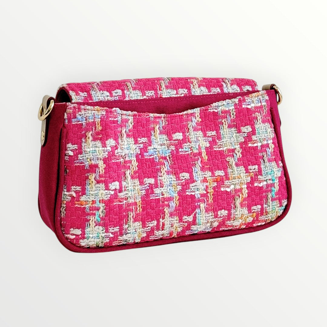 Passion Red Tweed Bag