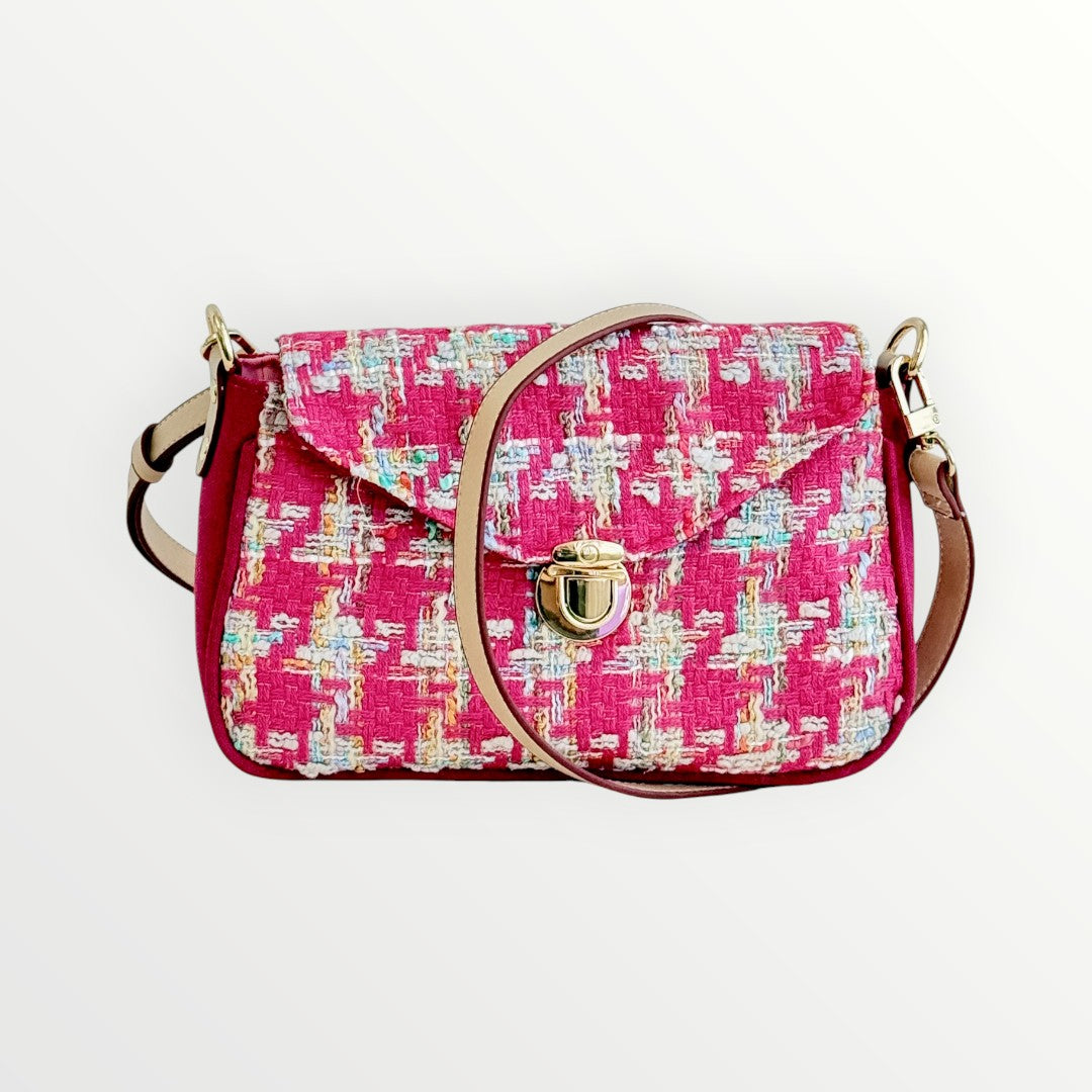 Passion Red Tweed Bag