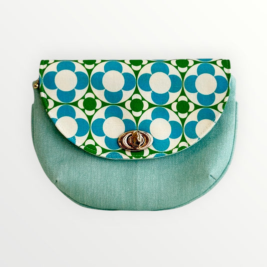 Mint Blossom I Love You Pouch (Plus)