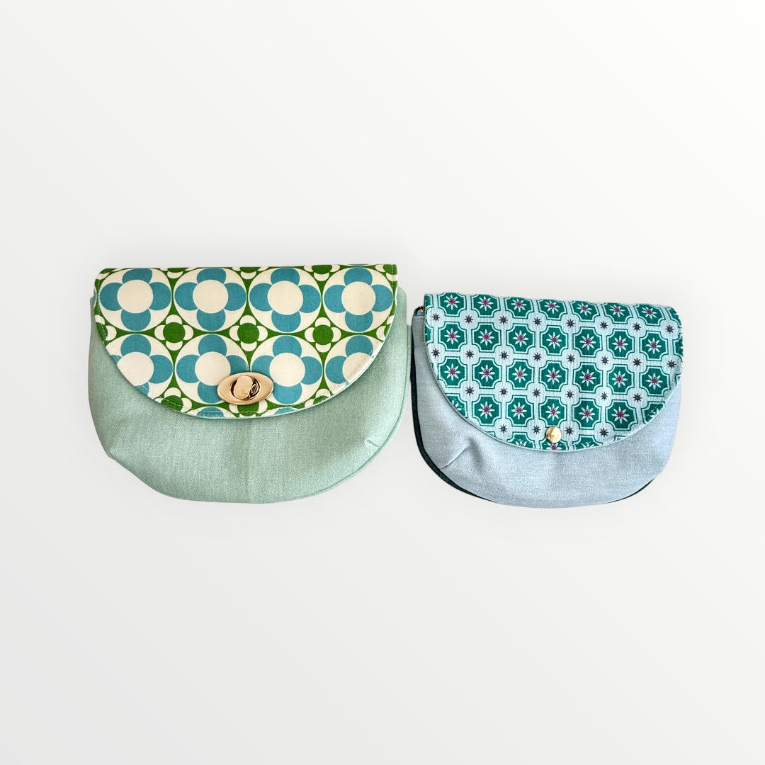 Mint Blossom I Love You Pouch (Plus)