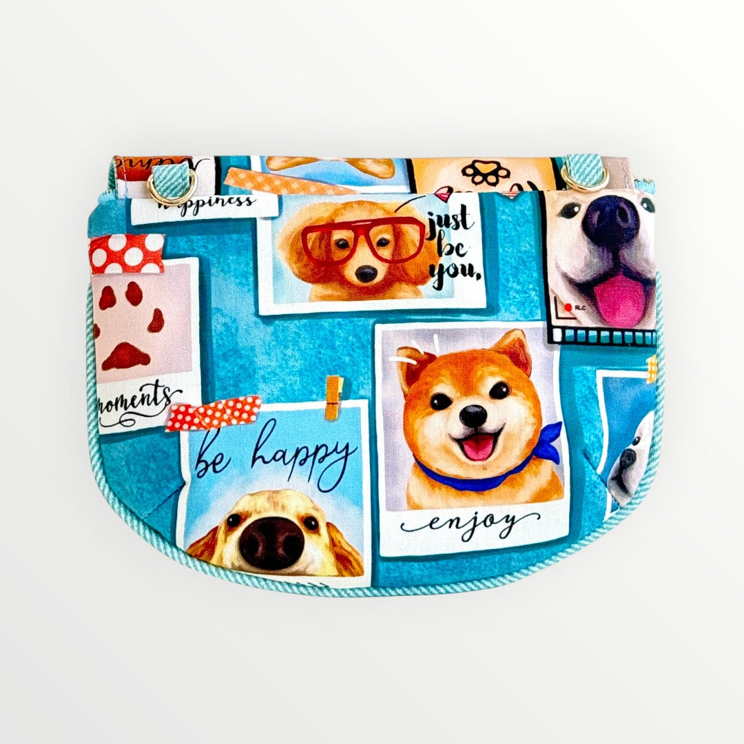 Laughing Doggy I Love You Pouch