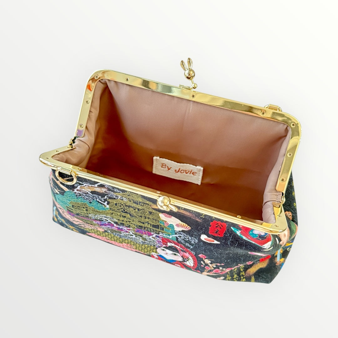 Japanese Princess Kiss-Lock Bag