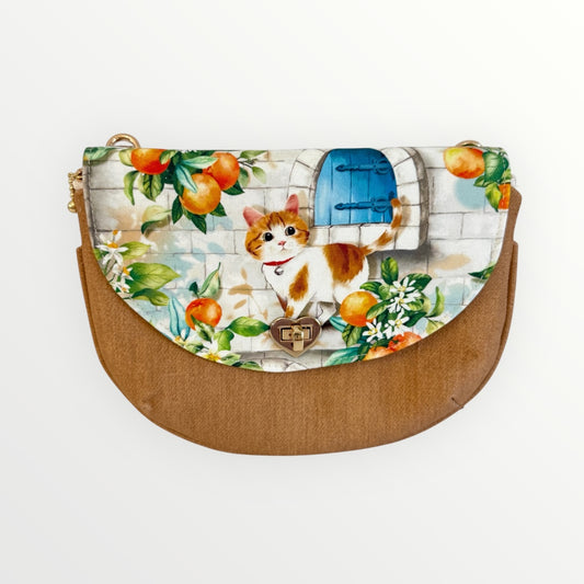 Orange Kitten I Love You Pouch