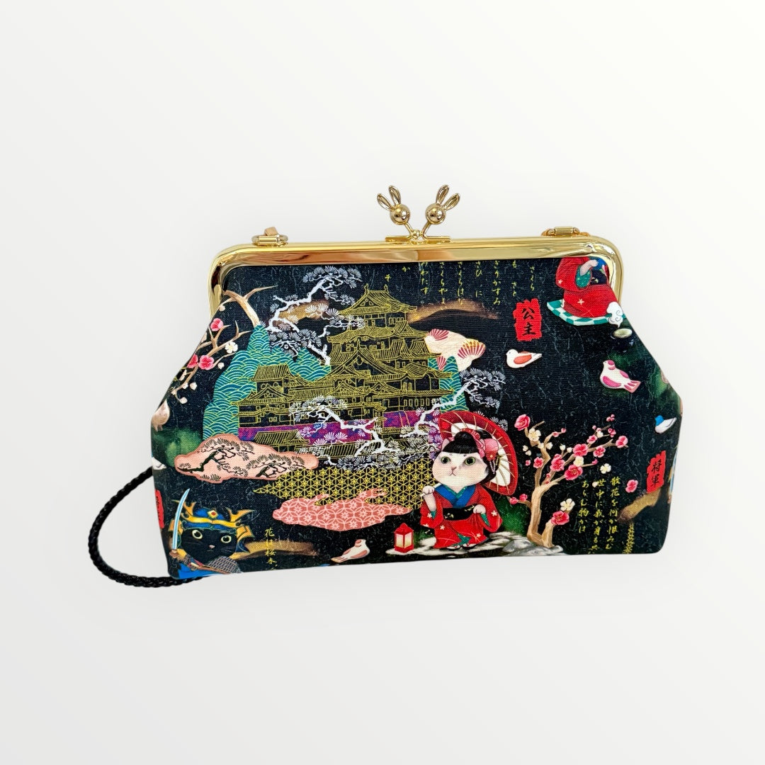 Japanese Princess Kiss-Lock Bag