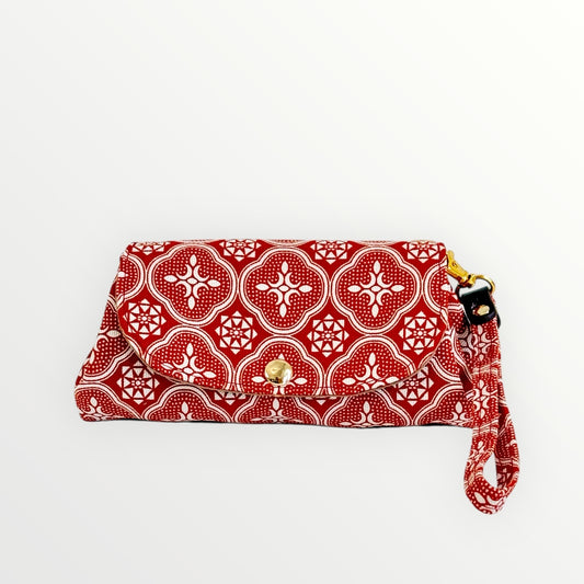 Rust Mosaic Tiny Treasure Pouch