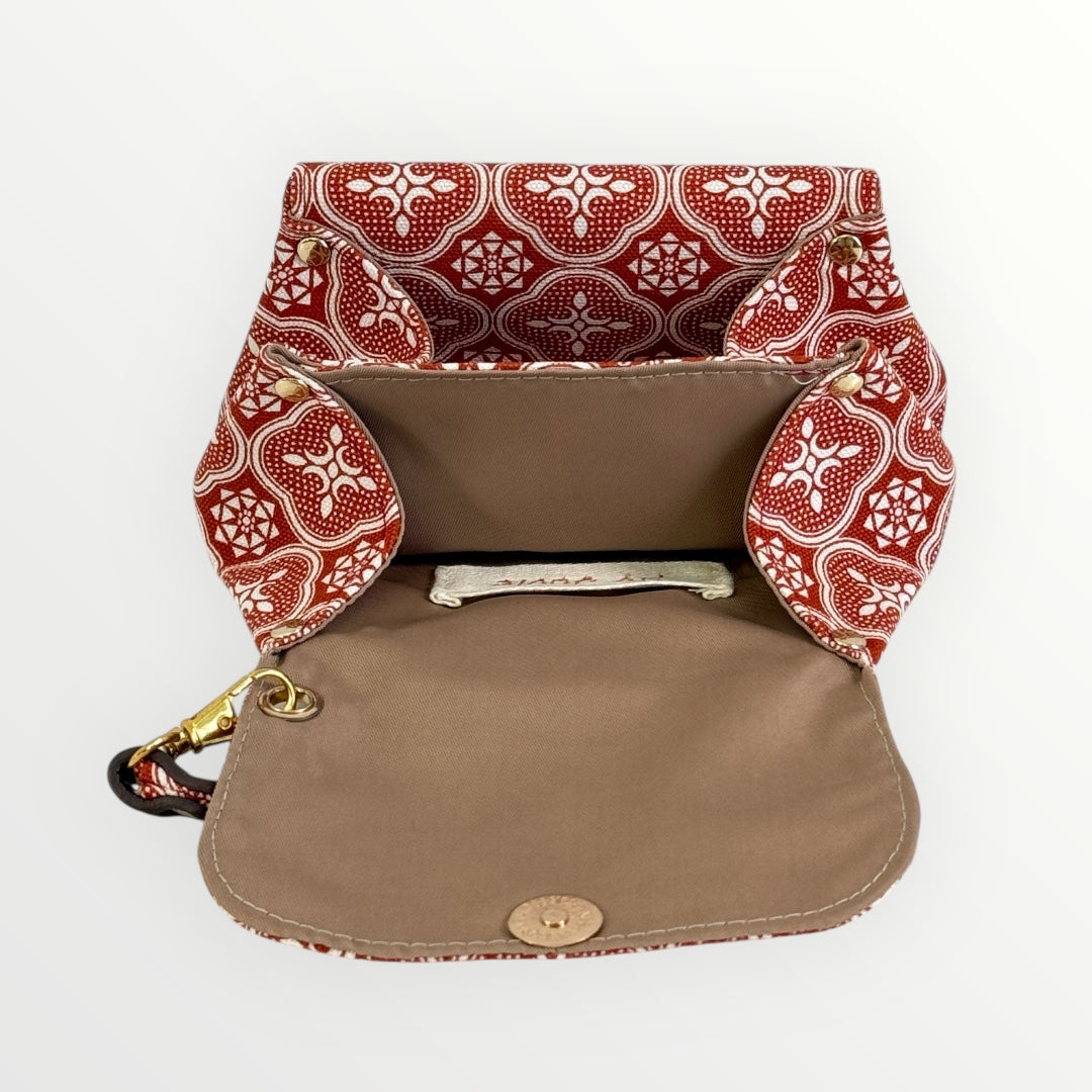 Rust Mosaic Tiny Treasure Pouch