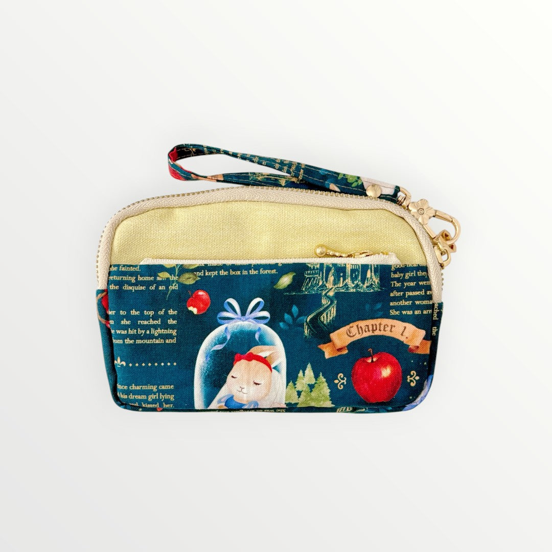 Snowy Bunny (Yellow) Mini Zipper Pouch